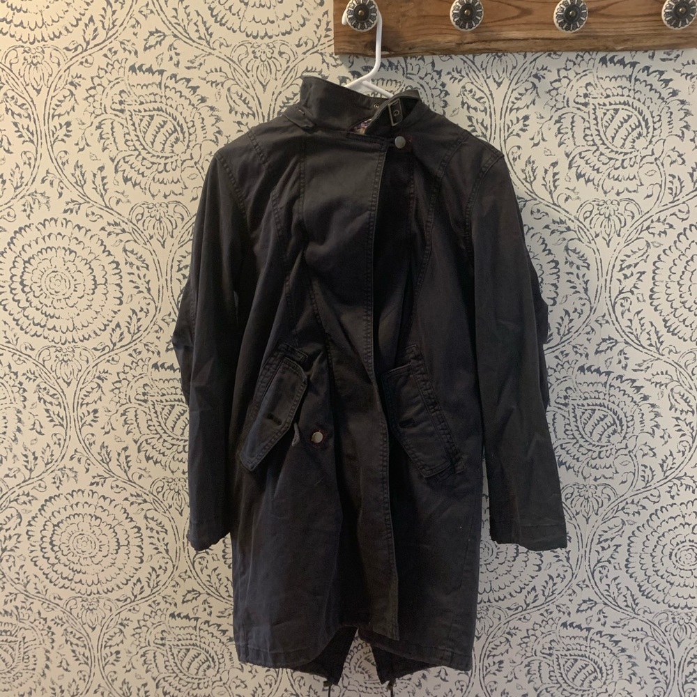 Anthropologie Canvas Coat